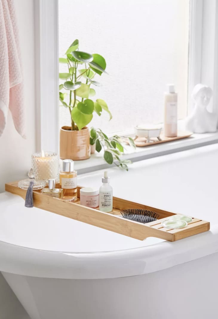 The Best Stylish Bathtub Trays That Are Actually Affordable Bathroom